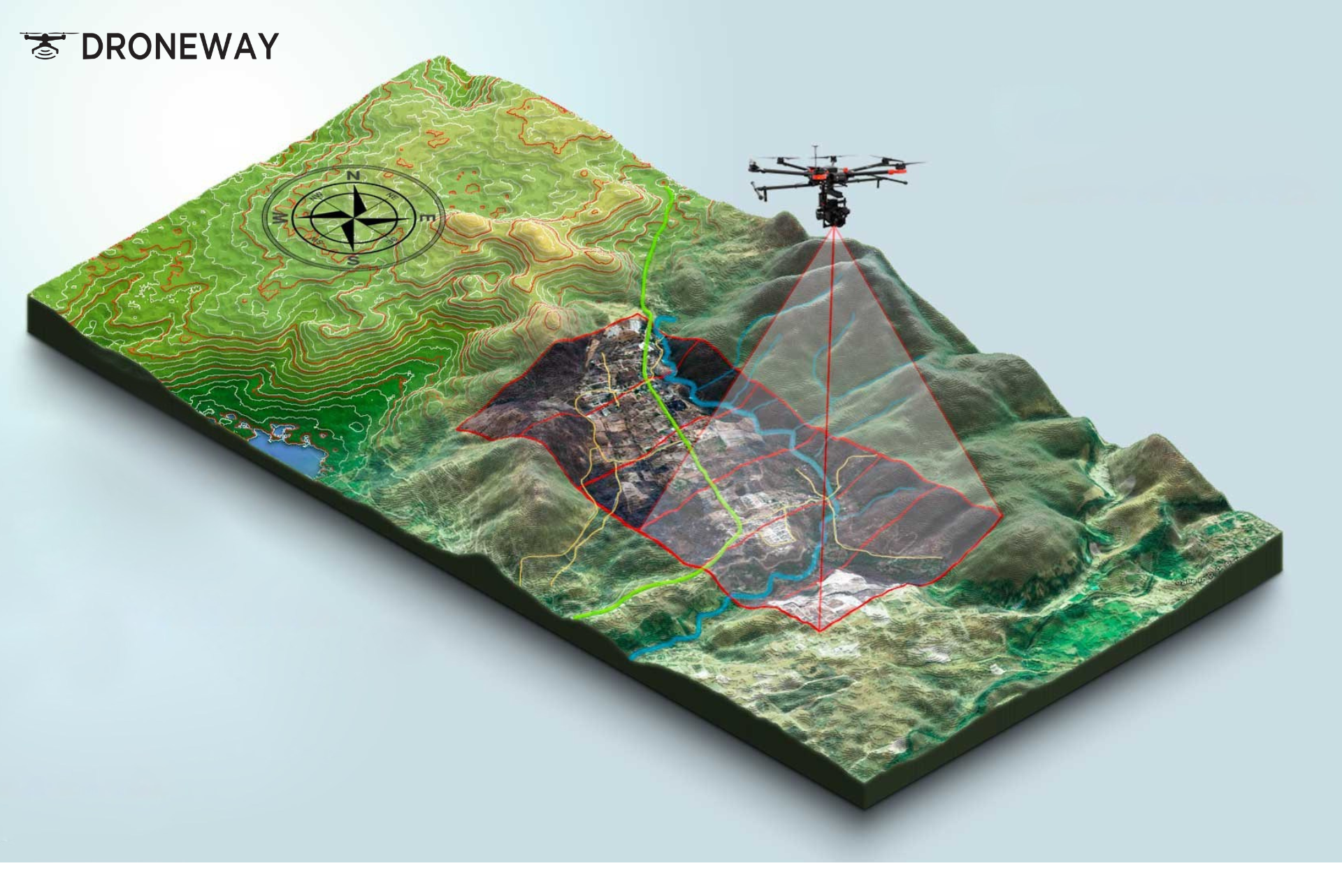 Topographie et modélisation 3D par drone