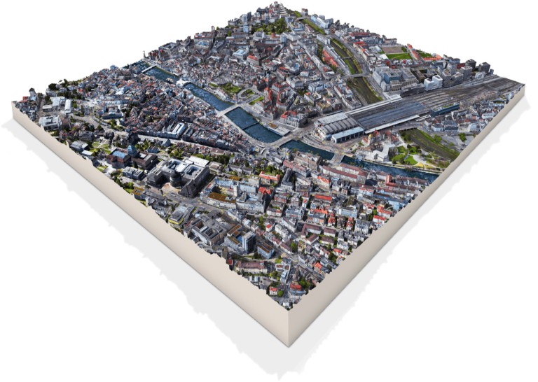 3d model of Zurich outputted from an Oblique Sony a6100 camera