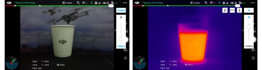 Cup Visual vs Thermal