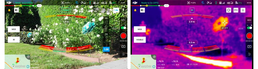 Emissivity Example Visual vs Thermal